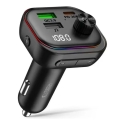 TECH-PROTECT CC07 3-PORT AUTO LAADIMI SEADE PD 54W + FM BLUETOOTH TRANSMITTER MUST TECH-PROTECT CC07 3-PORT AUTO LAADIMI SEADE PD 54W + FM BLUETOOTH TRANSMITTER MUST