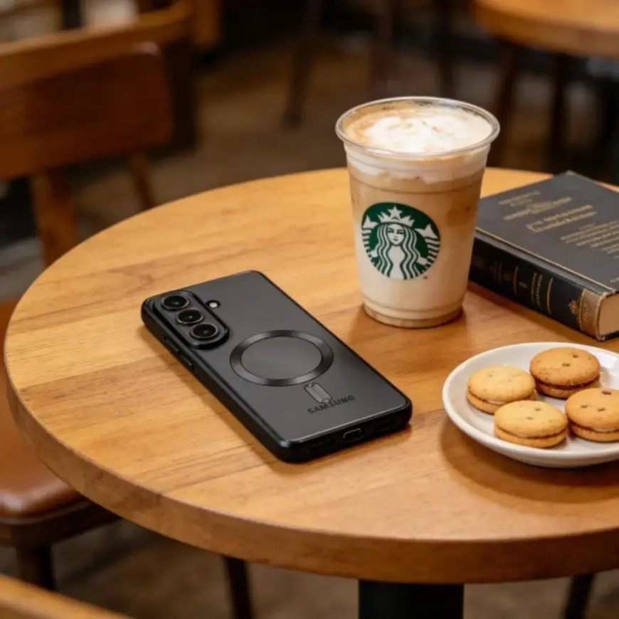 Tech-Protect MagFlex telefoni ümbris MagSafe toega Samsung Galaxy A57 (A576) must – 4
