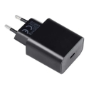 Blue Star TFB-TC-20WPD tīkla lādētājs | 20W | PD, QC | USB-C | ar USB-C uz USB-C vadu komplektā | melns Blue Star TFB-TC-20WPD tīkla lādētājs | 20W | PD, QC | USB-C | ar USB-C uz USB-C vadu komplektā | melns