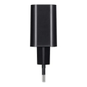 Blue Star TFB-TC-20WPD kelioninis įkroviklis | 20W | PD, QC | USB-C | su USB-C į USB-C laidu komplekte | juodas Blue Star TFB-TC-20WPD kelioninis įkroviklis | 20W | PD, QC | USB-C | su USB-C į USB-C laidu komplekte | juodas