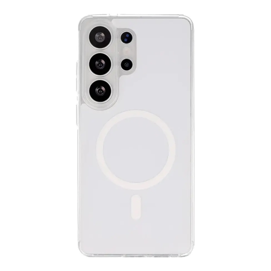 Glossy telefono dėklas su MagSafe palaikymu Samsung Galaxy S25 Ultra (S938) baltas – 2
