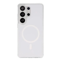 Glossy phone case with MagSafe support for Samsung Galaxy S25 Ultra (S938) white Glossy phone case with MagSafe support for Samsung Galaxy S25 Ultra (S938) white