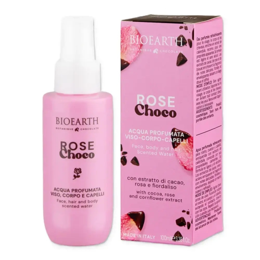 Bioearth, Ruusukeksi, Raikastava, Sumute, Kehälle, Kasvoille ja Hiuksille, 100 ml