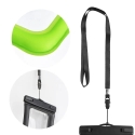 WWaterproof bag for mobile phone with plastic closing AIRBAG green WWaterproof bag for mobile phone with plastic closing AIRBAG green