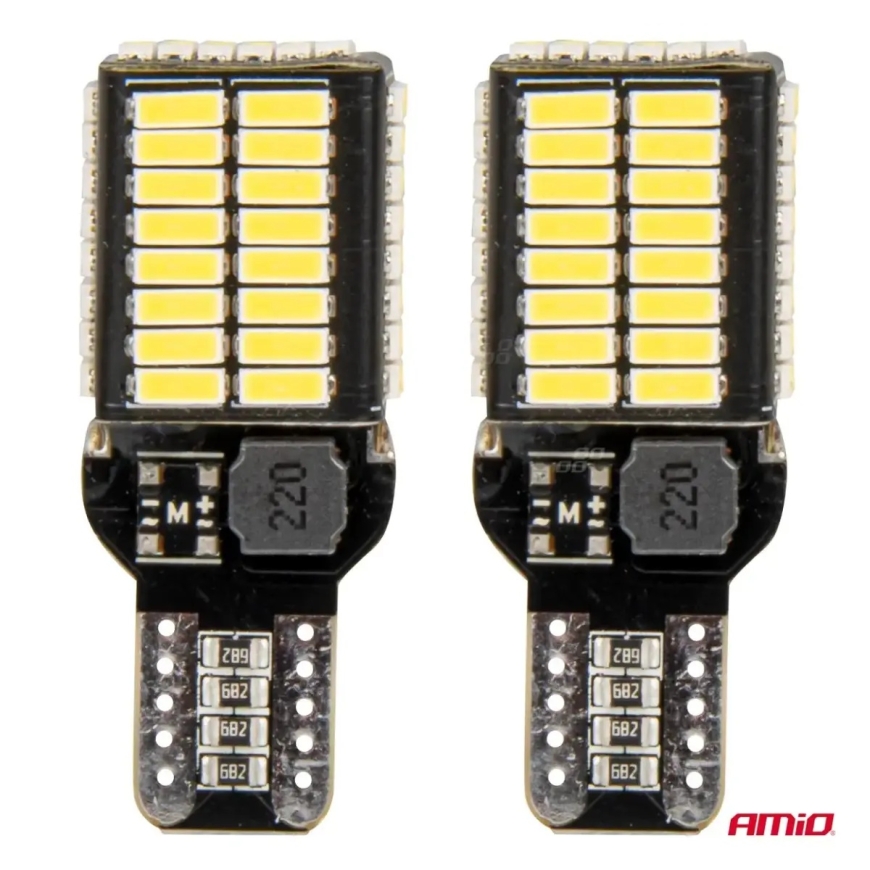 LED bulbs CANBUS PRO series T15e W16W 54x4014 SMD White 12V/24V AMIO-03724 – 2