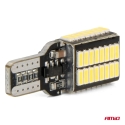 LED lempos CANBUS PRO serijos T15e W16W 54x4014 SMD Baltas 12V/24V AMIO-03724