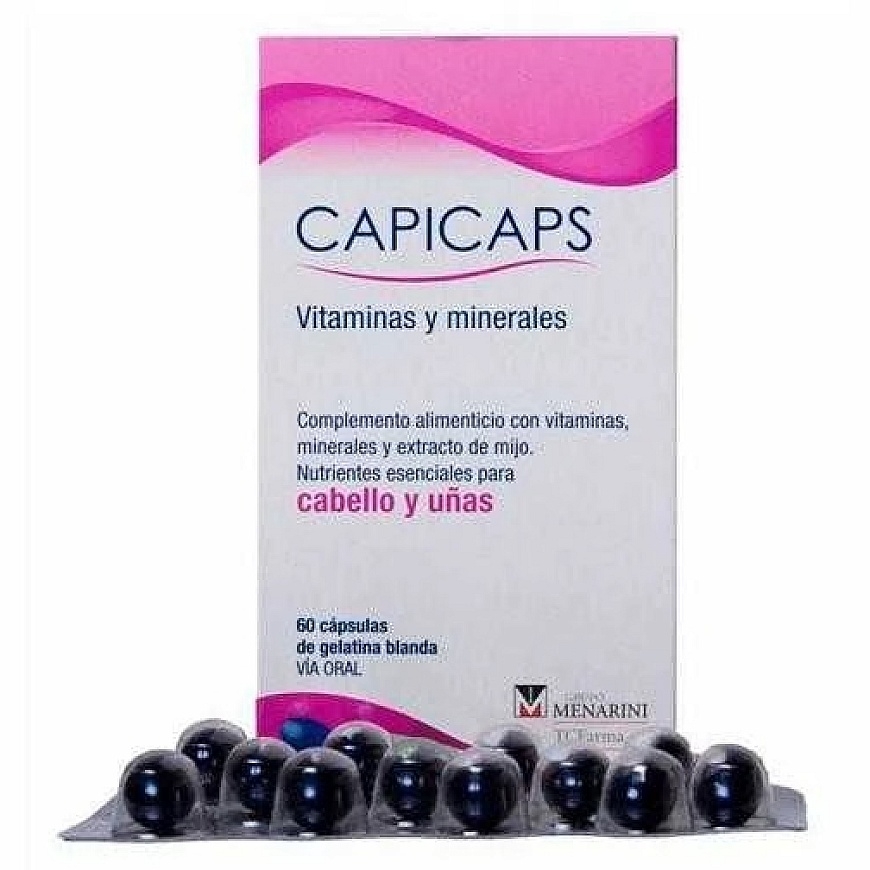 Menarini Capicaps Биологически активная добавка для волос и ногтей 60 капсул