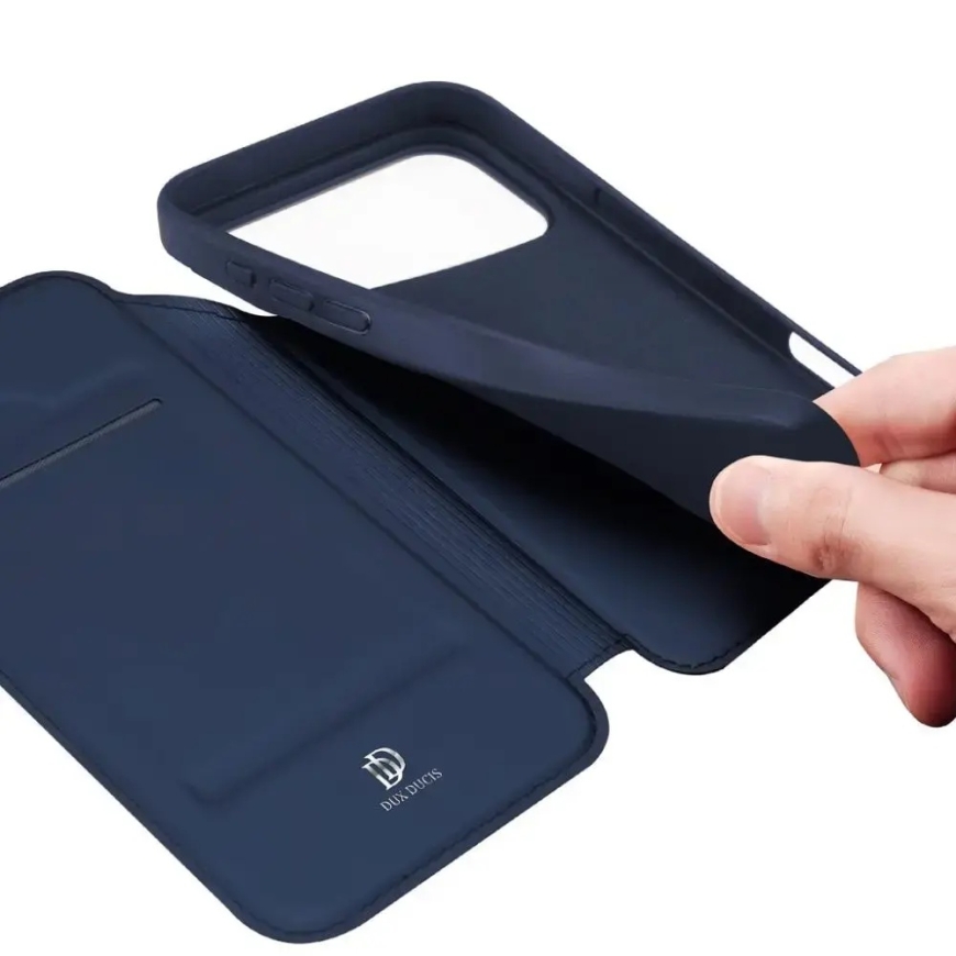 Dux Ducis Skin Pro чехол-книжка для телефона iPhone 18 Pro Max | iPhone 17 Pro Max синий – 5