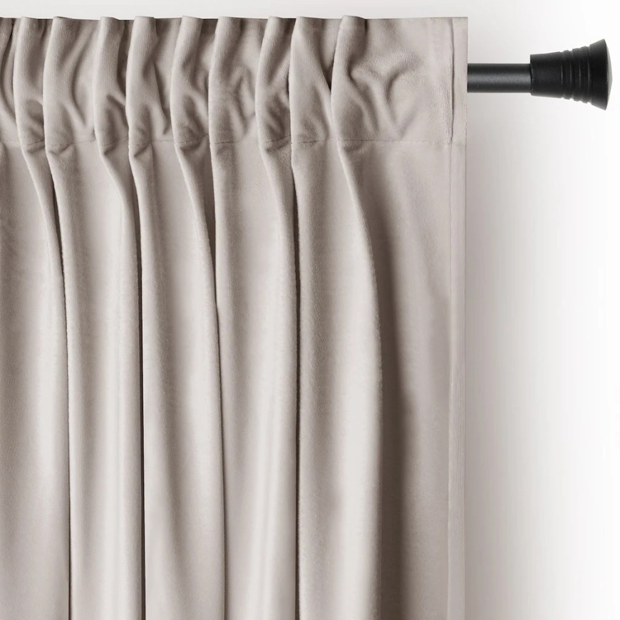 Satinvoodi kardin silmadega AmeliaHome 140 × 250 cm, liivavärvi – 5