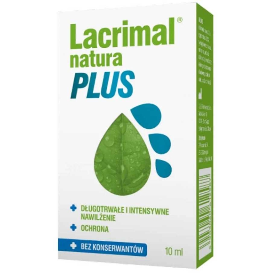 Starpharma "Lacrimal Natura Plus" moisturizing eye drops, 10 ml
