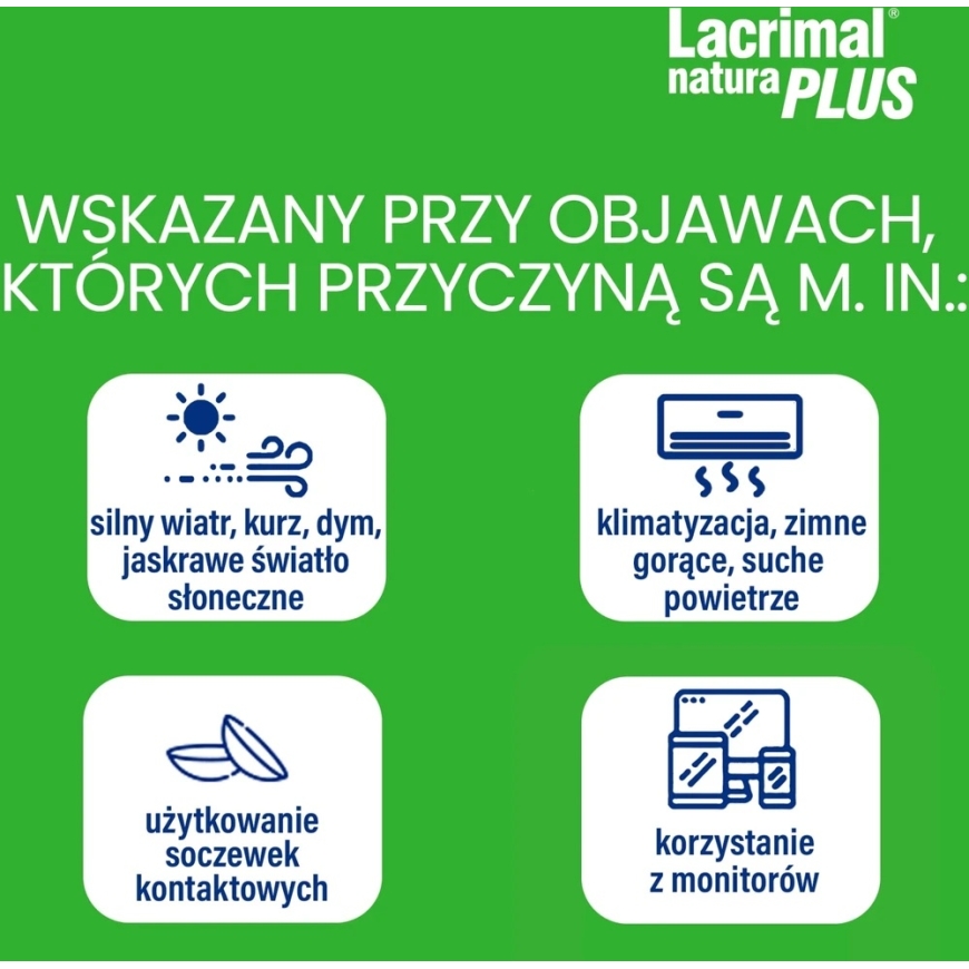 Starpharma "Lacrimal Natura Plus" moisturizing eye drops, 10 ml – 3