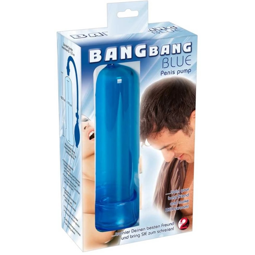 Zila Bang Bang Zila Penis sūknis zils