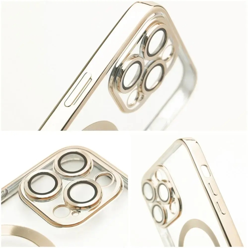Case for Xiaomi Redmi 15C (173,16 x 81,07 x 8,2) Electro Mag Cover compatible with MagSafe gold – 4