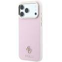 Cg Mobile Sas Guess Saffiano Small 4G & Classic Logo MagSafe ümbris iPhone 18 Pro Max / 17 Pro Max roosa Cg Mobile Sas Guess Saffiano Small 4G & Classic Logo MagSafe ümbris iPhone 18 Pro Max / 17 Pro Max roosa