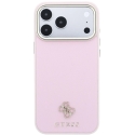 Cg Mobile Sas Guess Saffiano Small 4G & Classic Logo MagSafe dėklas iPhone 18 Pro Max / 17 Pro Max rožinis Cg Mobile Sas Guess Saffiano Small 4G & Classic Logo MagSafe dėklas iPhone 18 Pro Max / 17 Pro Max rožinis