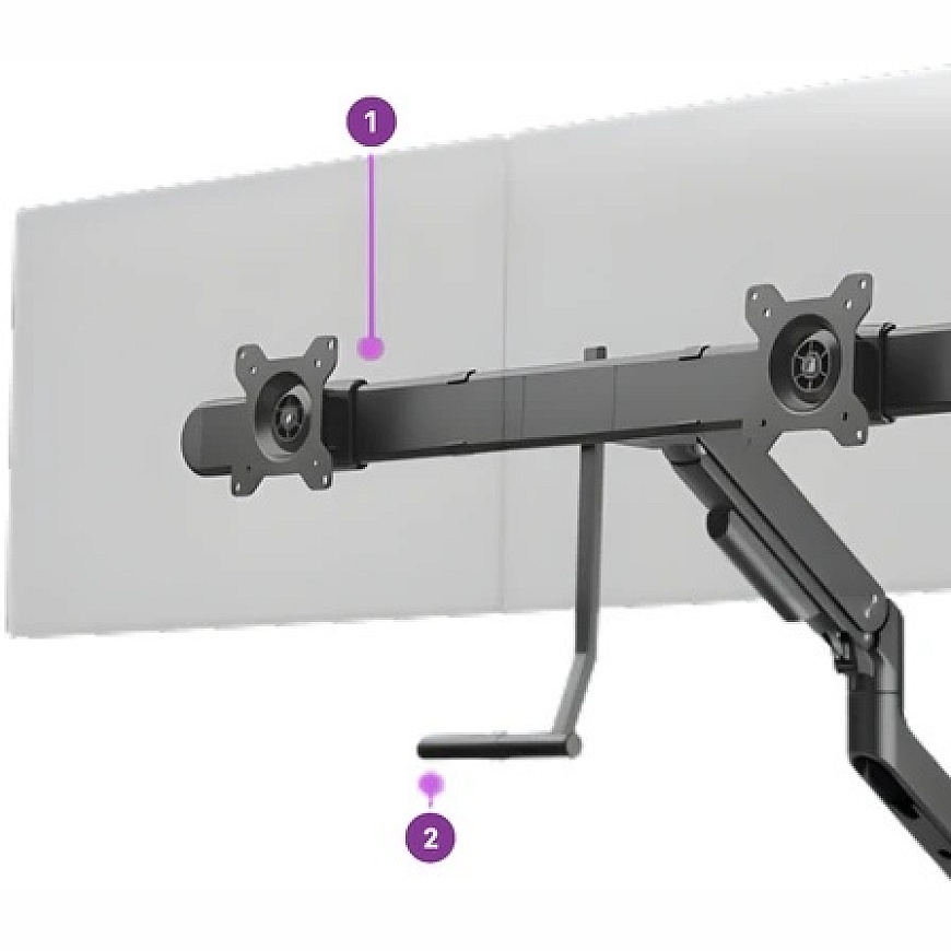 Spacetronik Gāzes turētājs monitoriem SPAG132 – 3