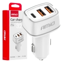 AMiO AMiO-03890 autolaadija | 32W | USB-A, USB-C AMiO AMiO-03890 autolaadija | 32W | USB-A, USB-C