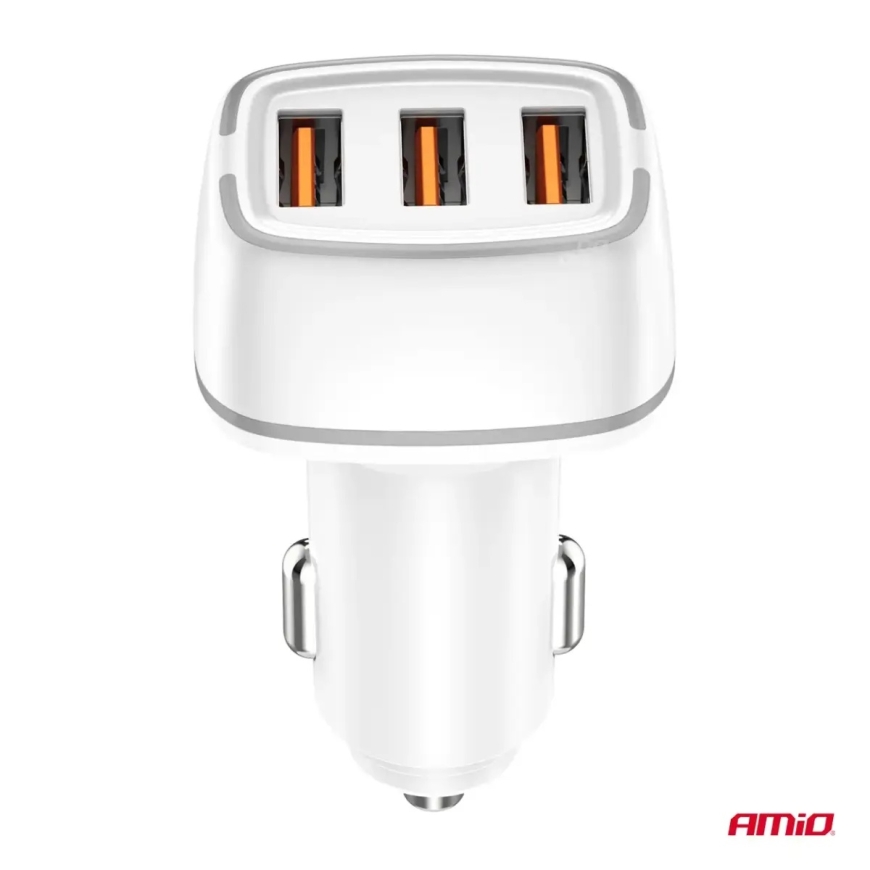 AMiO AMiO-03890 autolaadija | 32W | USB-A, USB-C – 4
