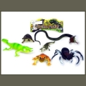 Hippo animal figurine, 6 pcs (HHS018) Hippo animal figurine, 6 pcs (HHS018)