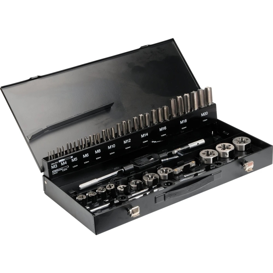 Yato Toya Sa Poland Thread Taps and Dies Set | HSS | M3-M20 | 56 pcs (YT-2979) – 2
