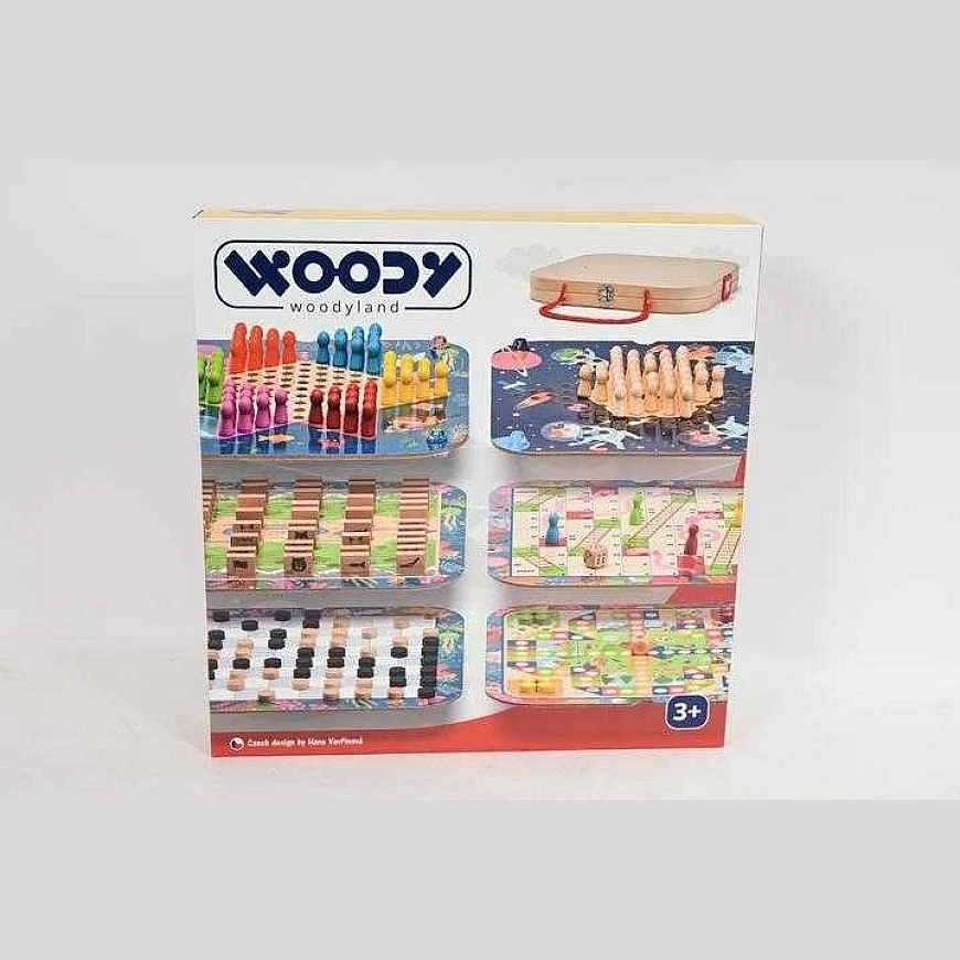 WOODYLAND skrynia su žaidimų rinkiniu 92144 21447