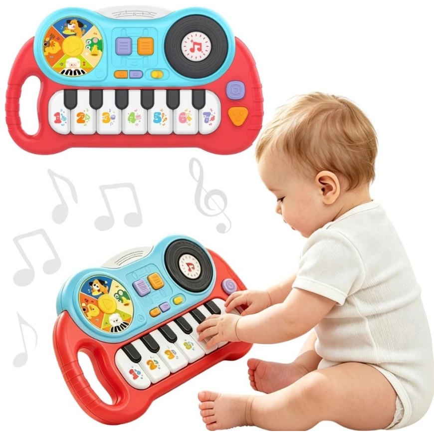 Woopie Baby Woopie interaktiivinen piano lapsille kehittäviä urkuääniä