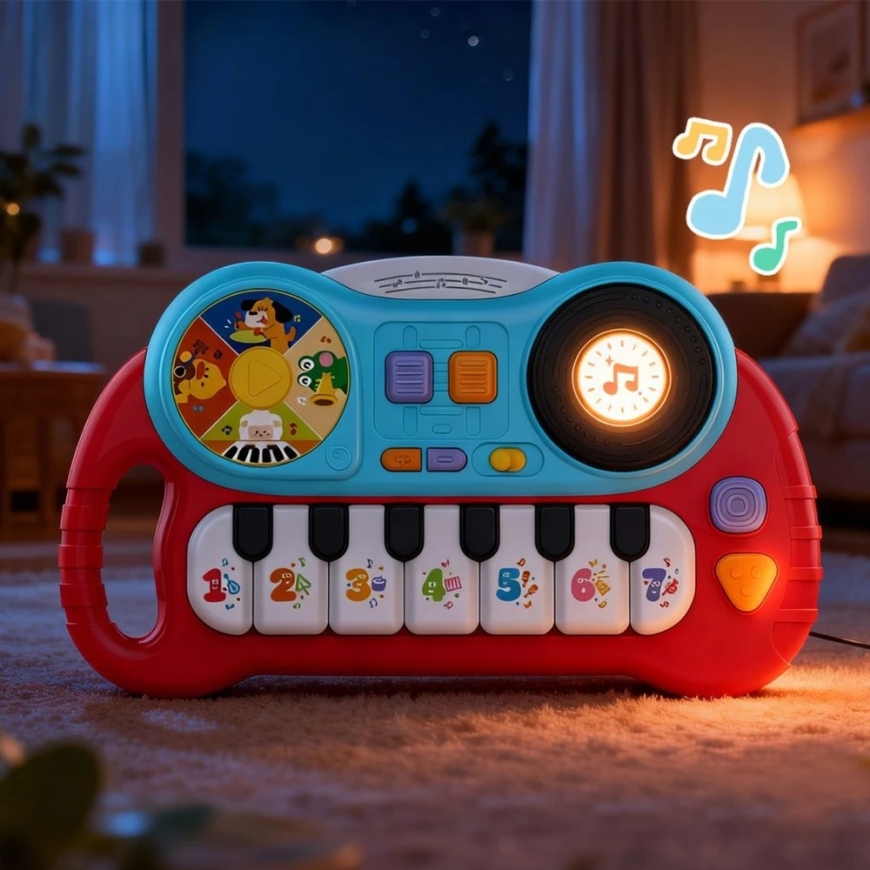 Woopie Baby Woopie interaktiivinen piano lapsille kehittäviä urkuääniä – 3