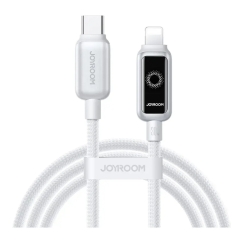 Joyroom S-A55 StarFlight data transfer and charging cable | USB-C to Lightning | 30W | 1.2m | white