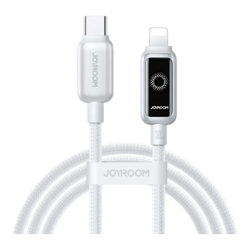 Joyroom S-A55 StarFlight data transfer and charging cable | USB-C to Lightning | 30W | 1.2m | white