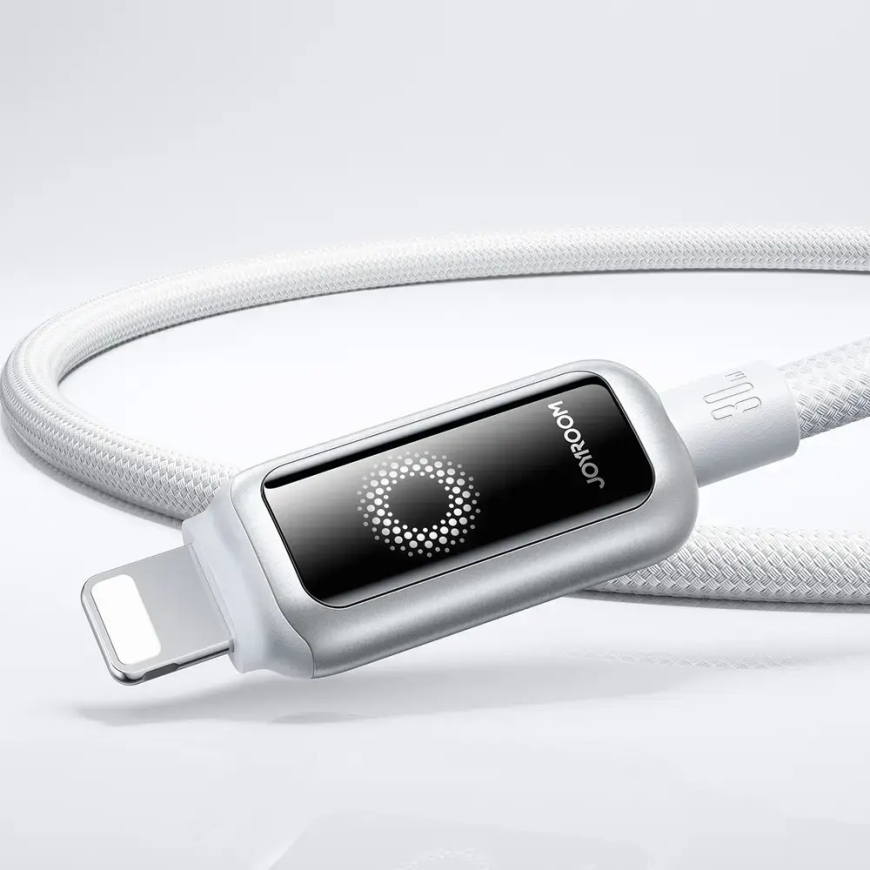 Joyroom S-A55 StarFlight data transfer and charging cable | USB-C to Lightning | 30W | 1.2m | white – 4