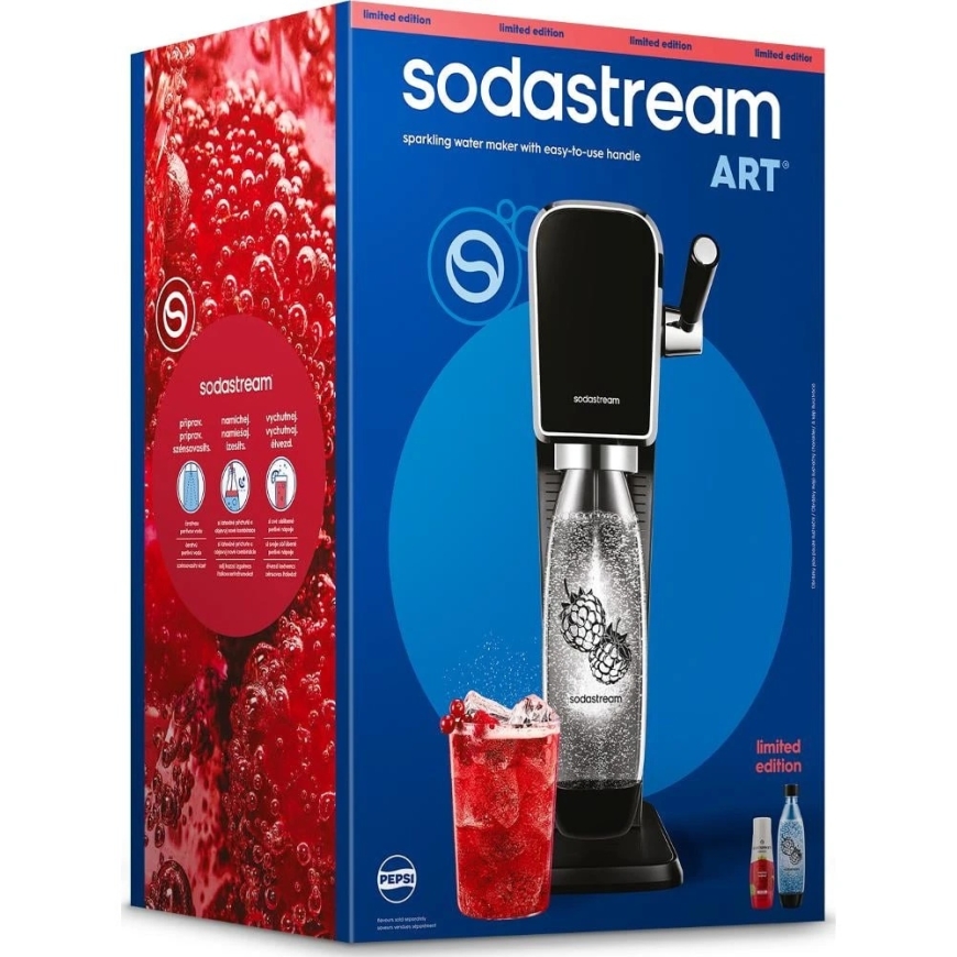 SodaStream Art gaaside valmistamise seade, Must (pudel + silinder + siirup) – 4