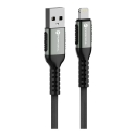 Forcell F-Energy C257 duomenų perdavimo ir įkrovimo laidas | USB-A į Lightning | 12W | 0.25m | juodas Forcell F-Energy C257 duomenų perdavimo ir įkrovimo laidas | USB-A į Lightning | 12W | 0.25m | juodas