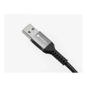 Forcell F-Energy C257 tietojen siirtoon ja lataukseen tarkoitettu kaapeli | USB-A - Lightning | 12W | 0.25m | musta