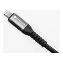 Forcell F-Energy C257 datu pārraides un uzlādes vads | USB-A uz Lightning | 12W | 0.25m | melns