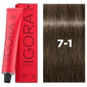 Londa Professional Schwarzkopf Professional, Igora Royal, pysyvät hiusvärit, 7-1 Cendre Medium, vaaleille hiuksille, 60 ml, nais Londa Professional Schwarzkopf Professional, Igora Royal, pysyvät hiusvärit, 7-1 Cendre Medium, vaaleille hiuksille, 60 ml, nais