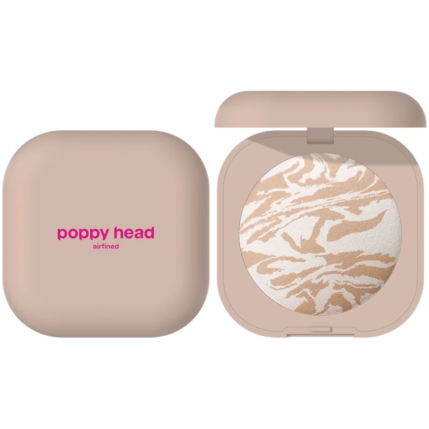 Лиофилизированный тональный порошок для лица Poppy Head Airfined, смешивание 02 Airy Sand 14g