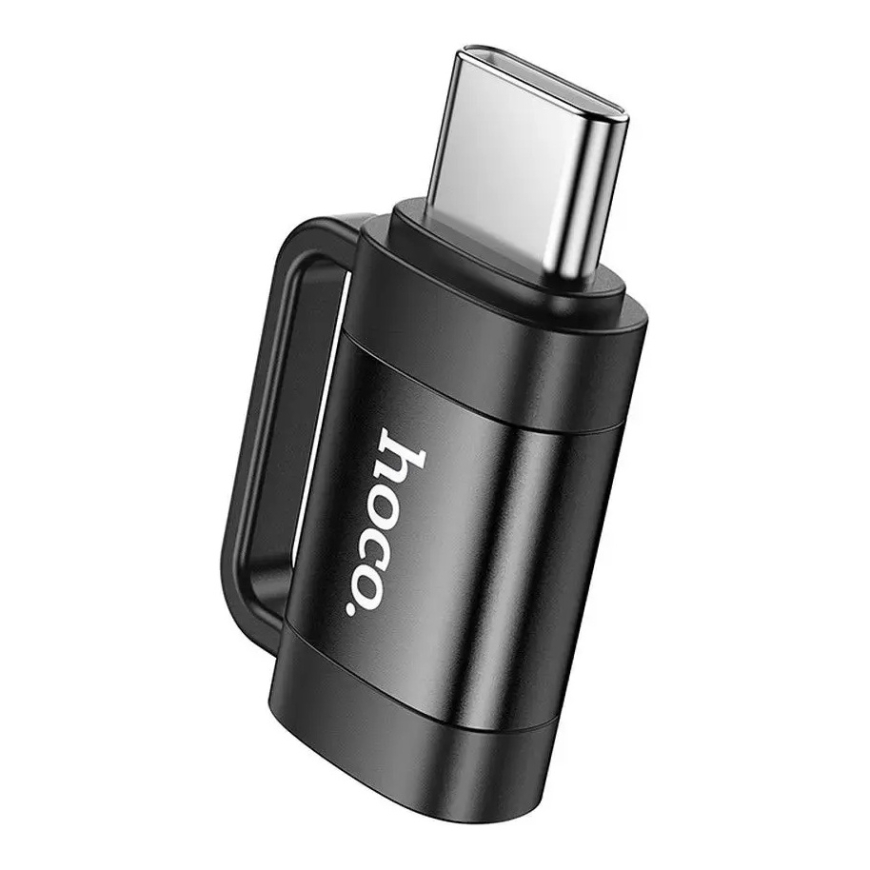 HOCO UA31E adapter USB-C to Lightning | black