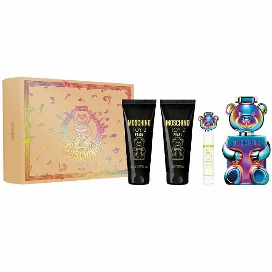 Moschino Toy 2 Pearl Eau De Parfum Spray 100 ml komplekt 4 tk