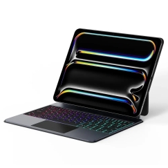 Dux Ducis MK ümbris klaviatuuriga iPad Pro 13" M4 (2024) must