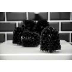 WENKO Toilet Brush Replacement Heads, 10-Piece Set, Ø 8 cm