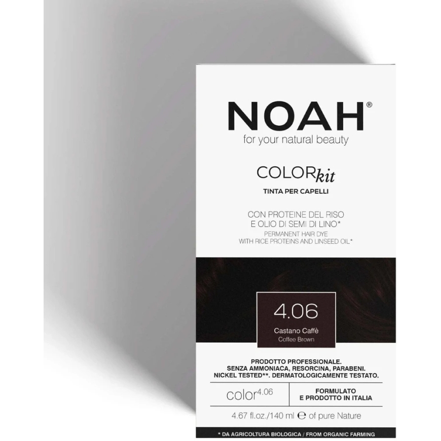 Noah Pastāvīgā matu krāsa 4.06 kastaņu brūna, 140 ml – 2