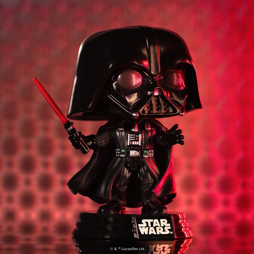 FUNKO POP! Vinyylihahmo: Tähtien sota - Darth Vader (haarniskassa), ~11.7 cm – 4
