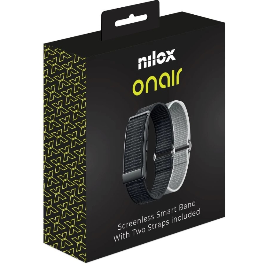 Älykello Nilox ONAIR Screenless Band Musta/Hopea – 3