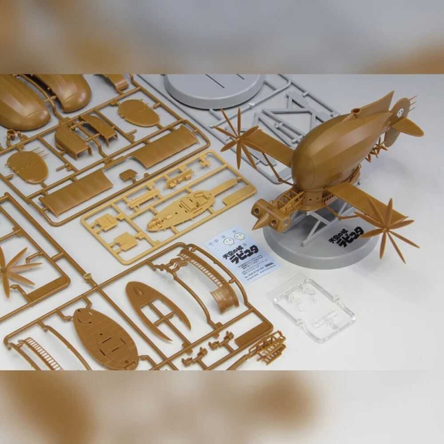 Studio Ghibli Castle in the Sky De Havilland Tiger Moth Airplane modelis kit – 2