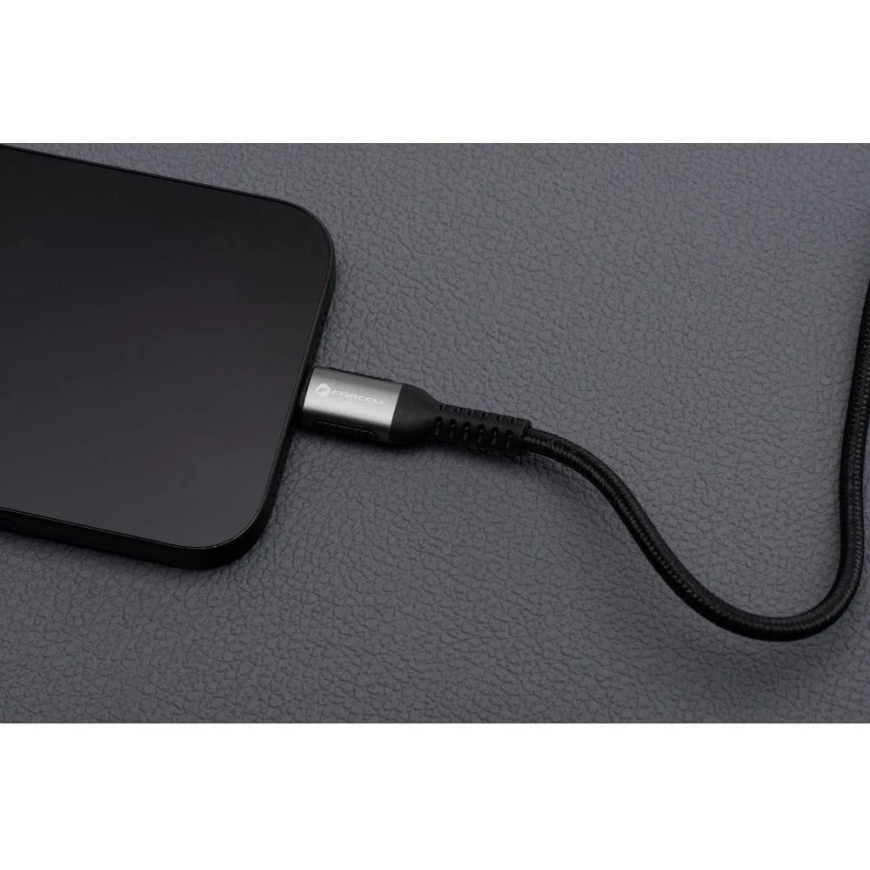 USB C на USB C кабель Forcell F-Energy QC4.0 PD 5A 240W Cafule 2 м черный – 5
