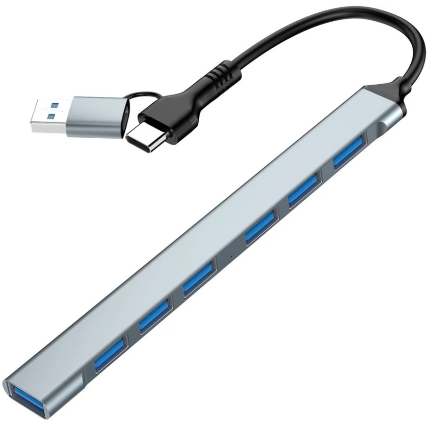 GEMBIRD 7-pordiline USB 3.2 (1. põlvkond) Type-C jaotur, SI – 3