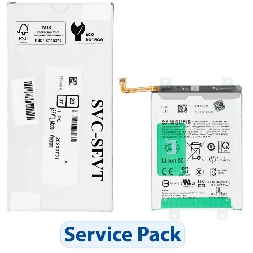 „Samsung A26 5G A266B GH82-37053A“ EB-BA166ASE akumulatora apkalpošanas komplekts – 2
