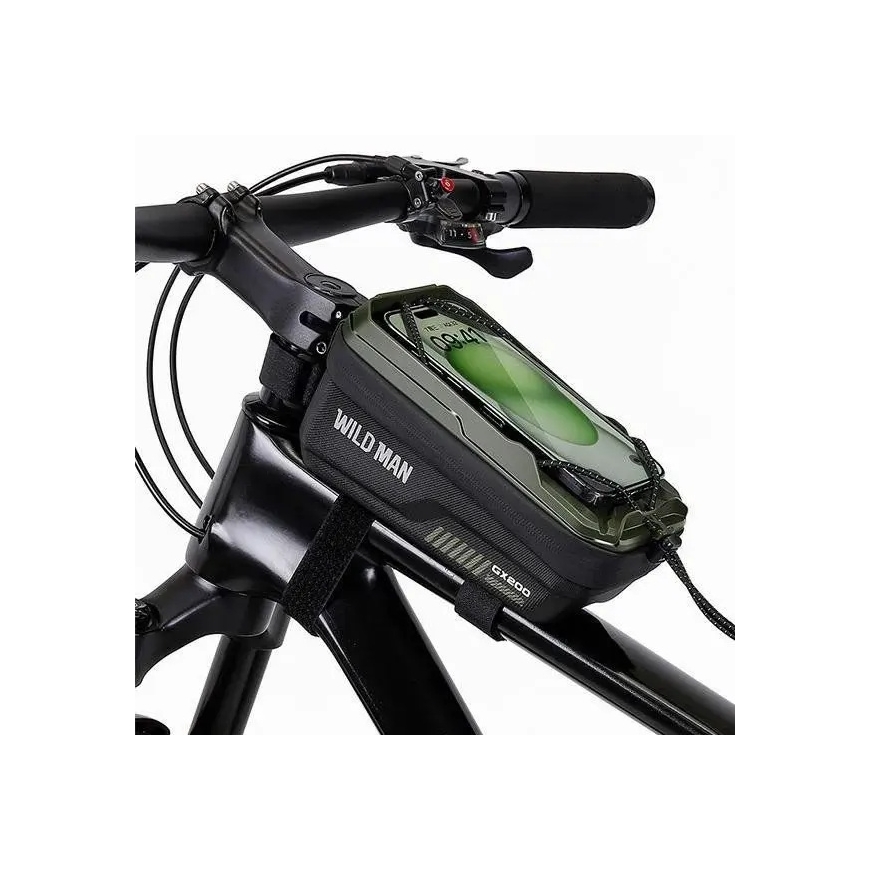 WILDMAN reisikott jalgratta raami jaoks lukuga 1L (4" - 7") GX200 roheline