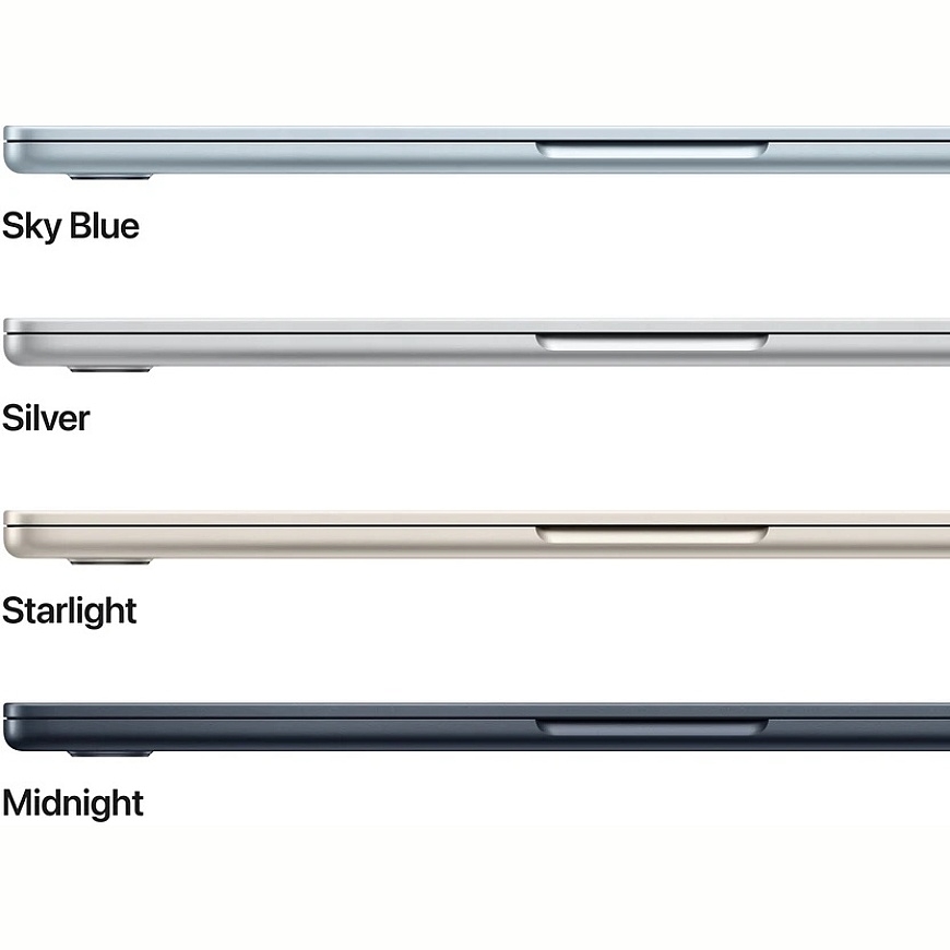 Apple MacBook Air 13" M5 10‑kodolu CPU 10‑kodolu GPU/24GB/1TB/Nakts/RUS - Z1L80008P – 3