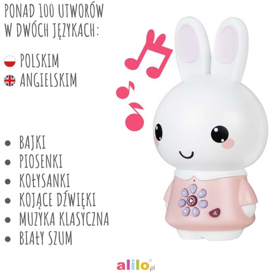 Alilo Bunny Honey Bunny G6PRO - powder pink – 4